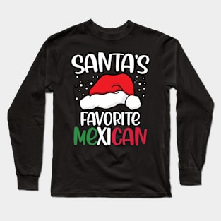Santa's Favorite Mexican - Christmas Long Sleeve T-Shirt